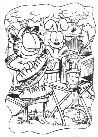 Picnic  Coloring Page